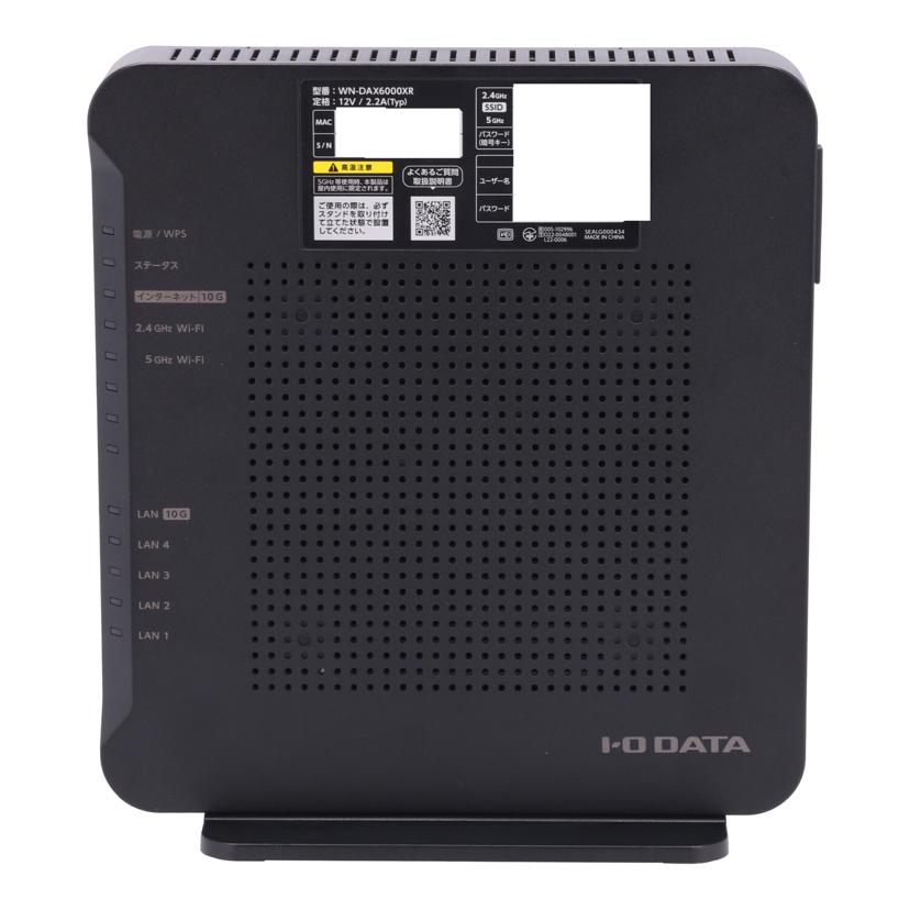 I．O　DATA アイオーデータ　/無線LANルーター／10Gbpsプレミアムモデル/WN-DAX6000XR//142R003019NE/Bランク/05