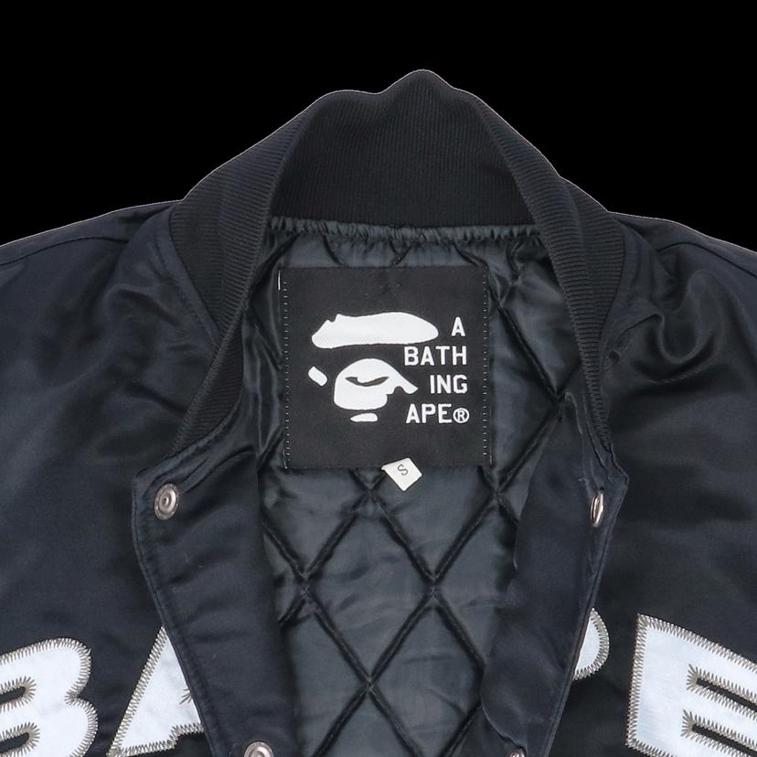 A　BATHING　APE A BATHING APE/希少黒タグ／MADEBY　GENERAL／　スタジャン／　日本製//ABランク/85