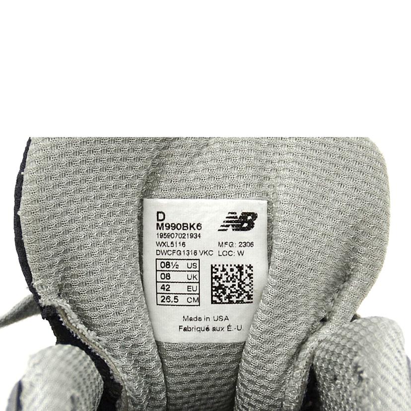 New　balance ニューバランス/スニーカー/M990BK6//SAランク/75