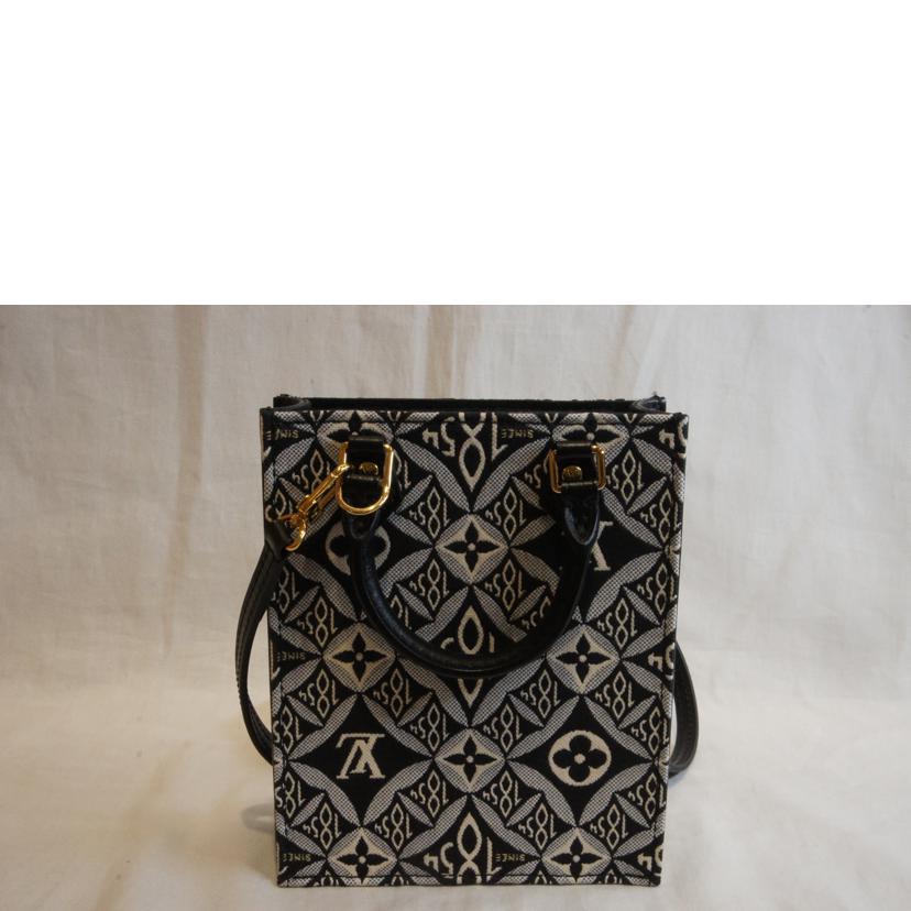 LOUIS VUITTON ルイヴィトン/プティットサックプラ／モノグラムジャガードSince1854　／ブラックブルー/M80484//SP0***/SAランク/92