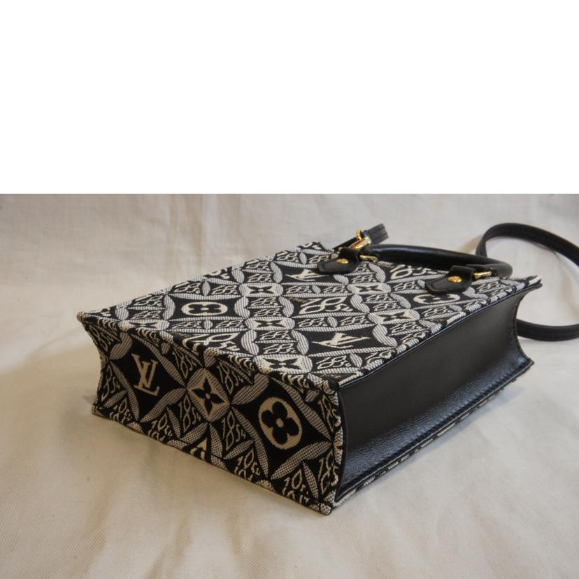 LOUIS VUITTON ルイヴィトン/プティットサックプラ／モノグラムジャガードSince1854　／ブラックブルー/M80484//SP0***/SAランク/92