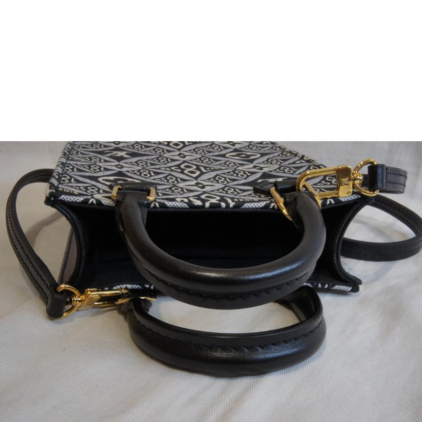 LOUIS VUITTON ルイヴィトン/プティットサックプラ／モノグラムジャガードSince1854　／ブラックブルー/M80484//SP0***/SAランク/92