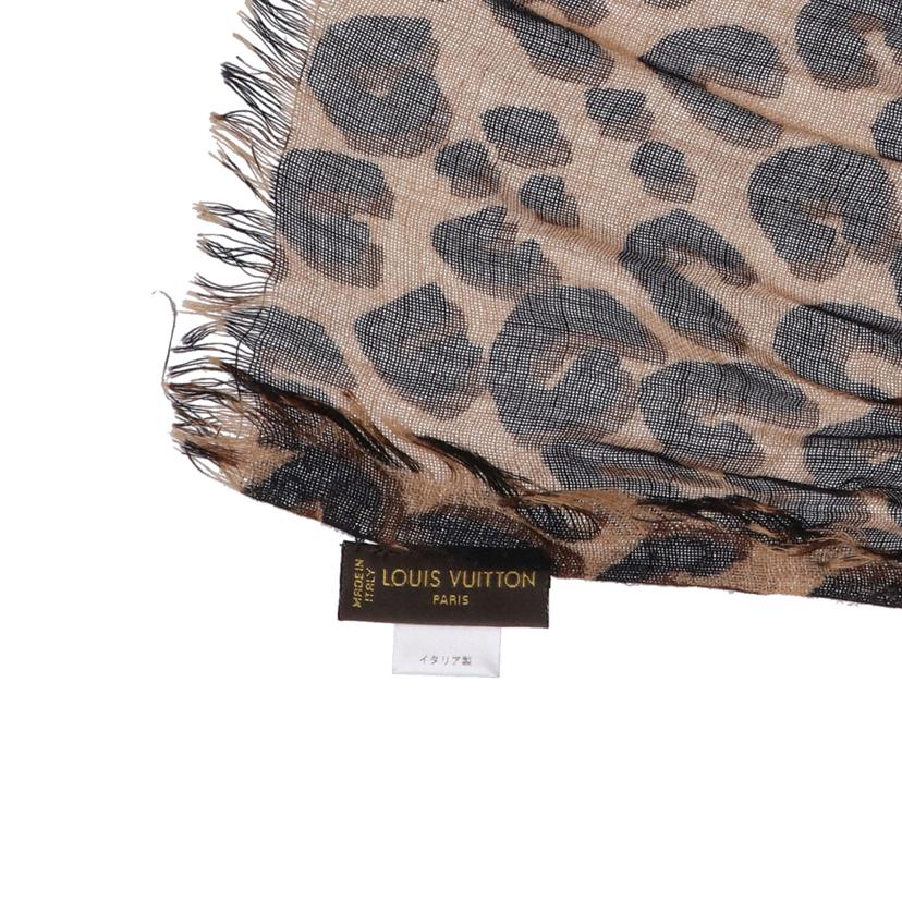 LOUIS VUITTON ルイヴィトン/カシミア×シルク／レオパードショール/413287//ABランク/91