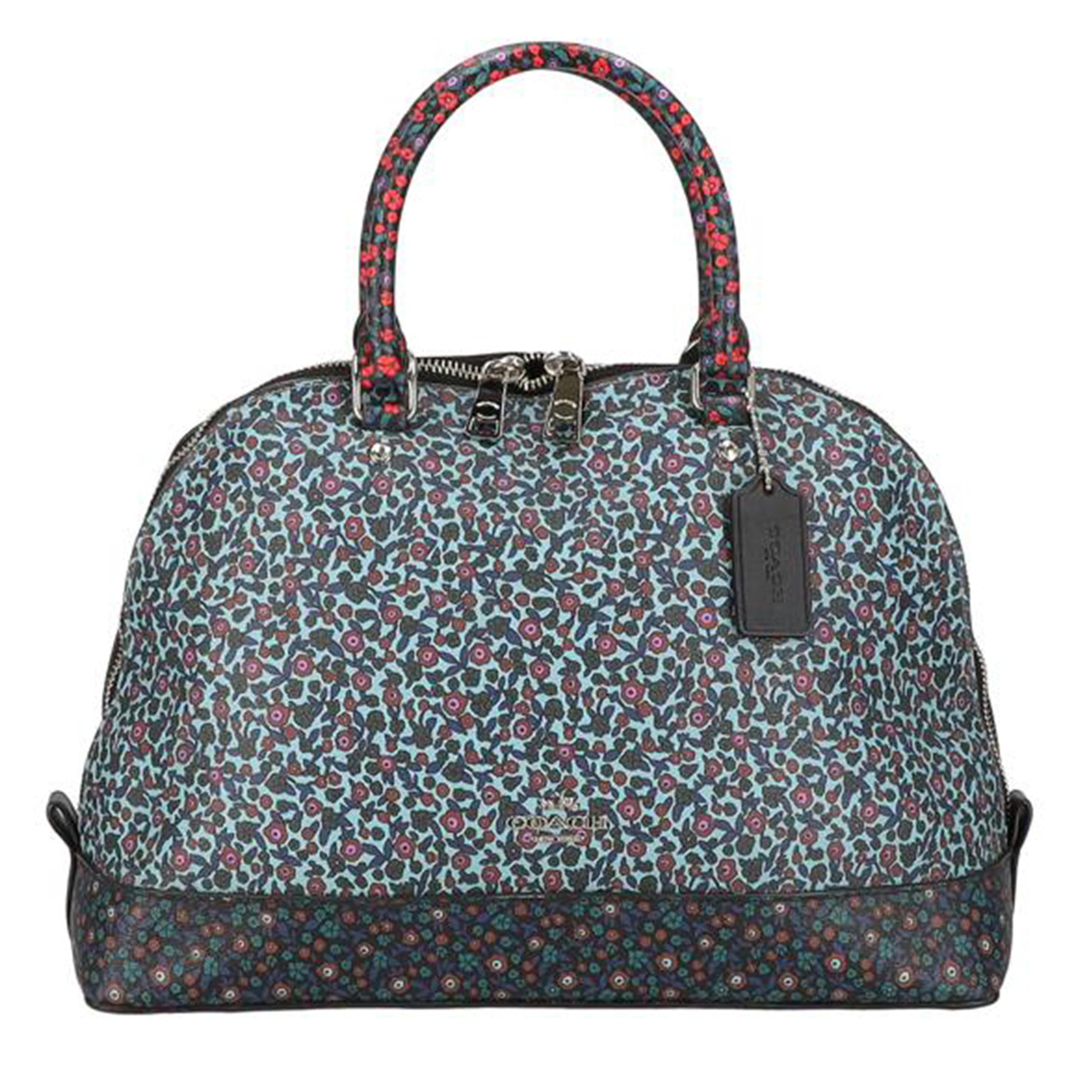 COACH　 コーチ/ランチフローラルミックスプリント／ドームサッチェル／ハンドバッグ/F59447//C17**/Aランク/18