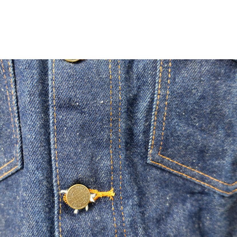 PRISON　BLUES プリズンブルース/デニムウエスタンジャケット　サイズ01　デニムブルー/650//Aランク/65