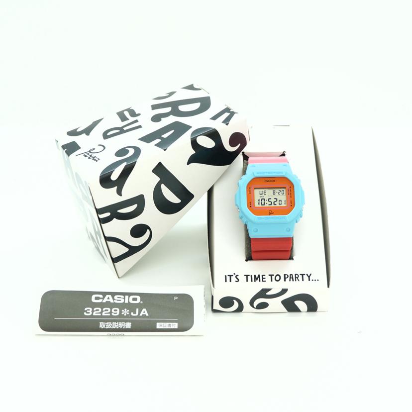 G－SHOCK カシオ/G－SHOCK／Parraタイアップモデル/DW-5600PR-4JR//322*/SAランク/77