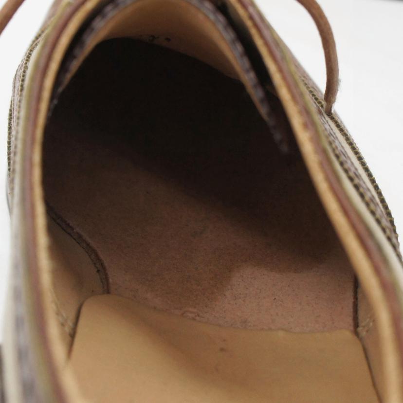 CROCKETT＆JONES クロケットアンドジョーンズ/ツートン レザー×キャンバス ウイングチップシューズ/GERRARD3//X39948/SAランク/20