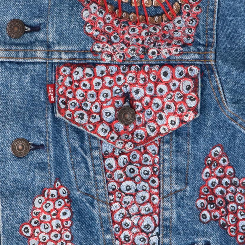 LEVIS リーバイス/90＇s／デニムジャケット／TARZANKICK！！！／リメイク70505－0214／4th／／ヴィンテージ//ABランク/82