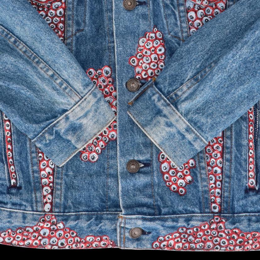 LEVIS リーバイス/90＇s／デニムジャケット／TARZANKICK！！！／リメイク70505－0214／4th／／ヴィンテージ//ABランク/82