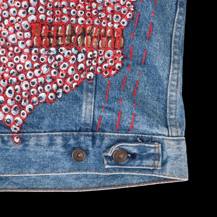 LEVIS リーバイス/90＇s／デニムジャケット／TARZANKICK！！！／リメイク70505－0214／4th／／ヴィンテージ//ABランク/82