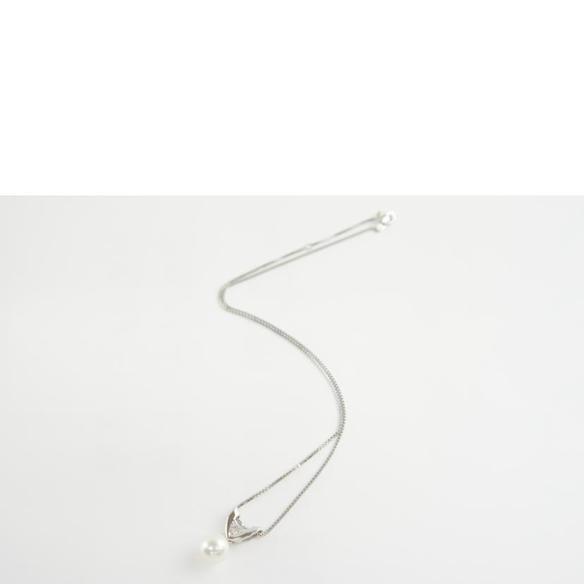 Pt850／900パールネックレス//ABランク/64