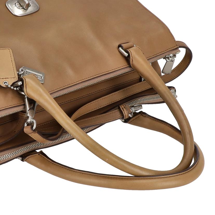 COACH コーチ/レガシーレザーハーパートリプルジップサッチェル／2WAYバッグ/23563//A13**/ABランク/18
