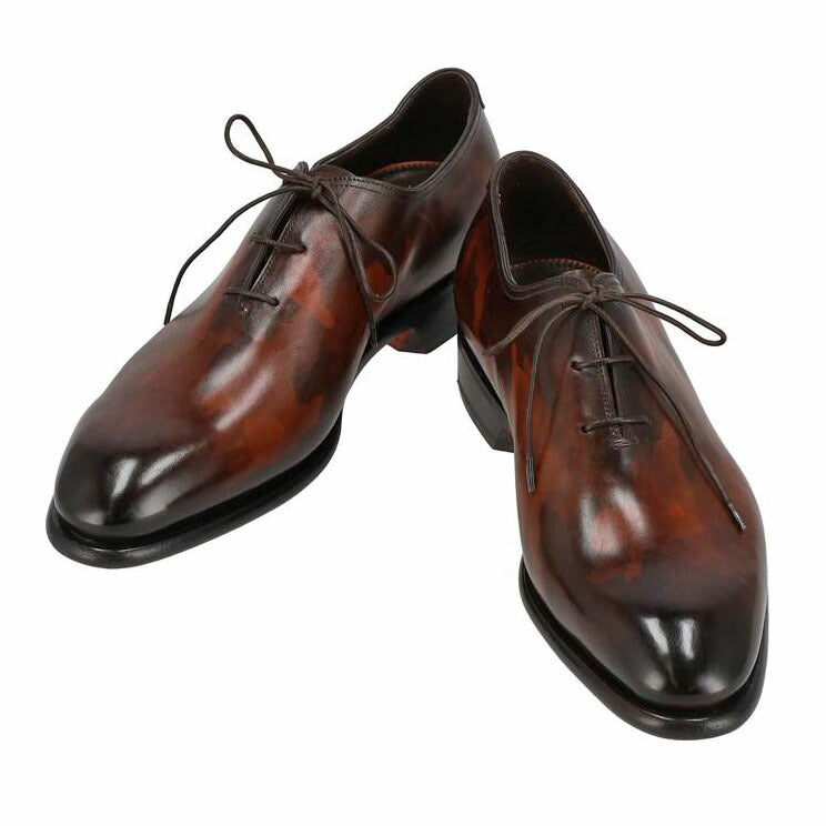 Santoni サントーニ/カモフラ柄ローファー/ブラウン//SAランク/20