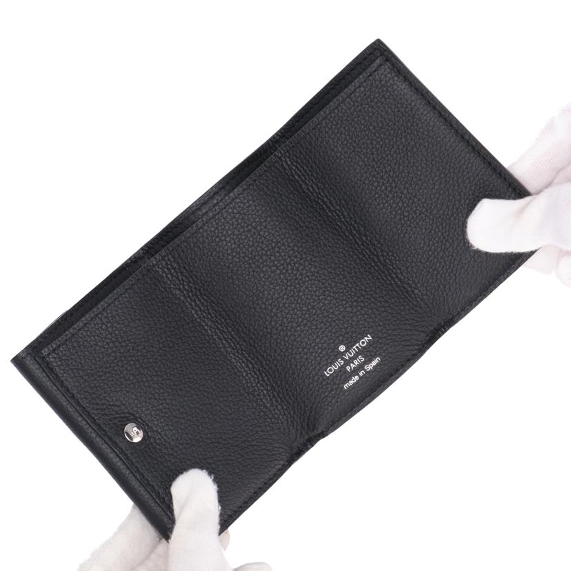 LOUIS VUITTON ルイヴィトン/ポルトフォイユロック・ミニ／トリヨン／ノワール/M63921//RFI*/Aランク/75