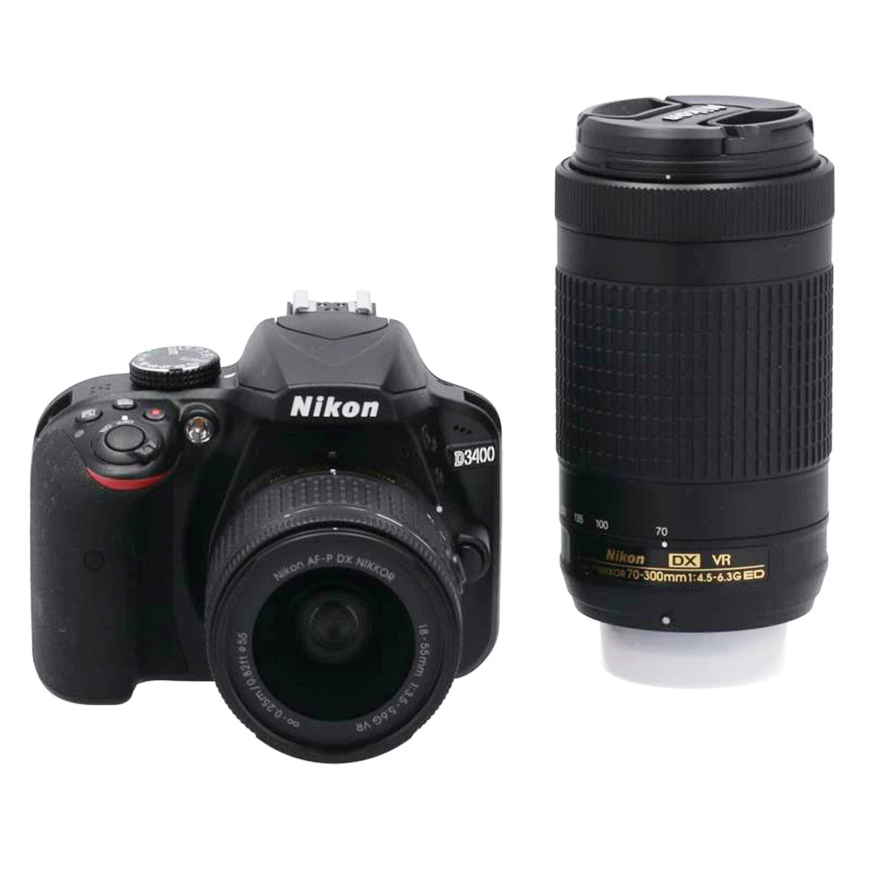 Nikon ニコン　/デジタル一眼　ダブルズームキット/D3400 ﾀﾞﾌﾞﾙｽﾞｰﾑｷｯﾄ//2035141/Bランク/81