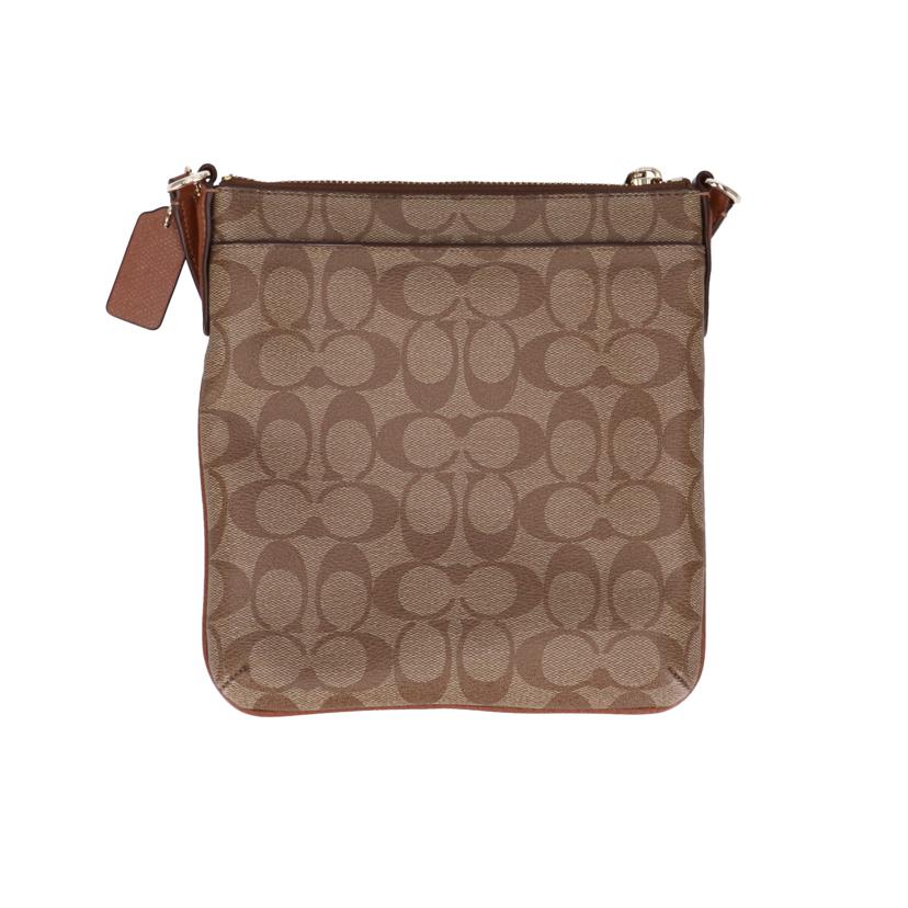 COACH　 コーチ/PVCシグネチャーショルダーバッグ／ブラウン/F35940//M15**/Aランク/18