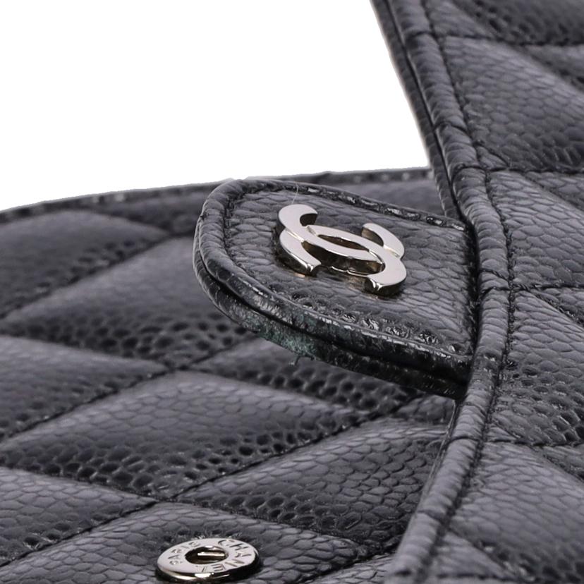 CHANEL シャネル/マトラッセフラップキャビアスキン　ロングウォレット/A80758//243*****/Aランク/75