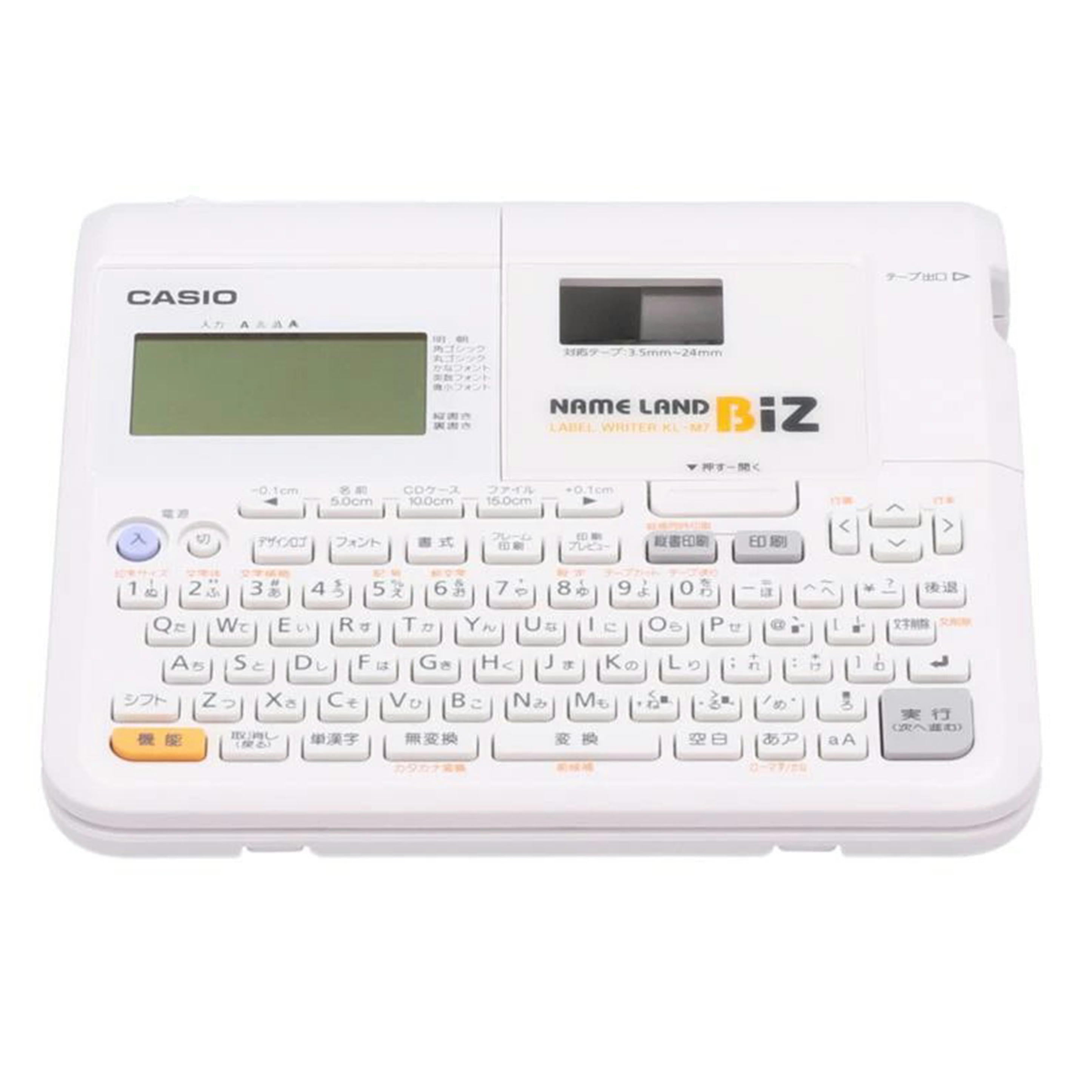 CASIO カシオ　/ラベルライター／NAMELAND　Biz/KL-M7//097BW45PA071172/Aランク/62