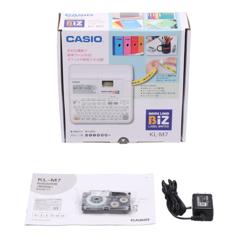 CASIO カシオ　/ラベルライター／NAMELAND　Biz/KL-M7//097BW45PA071172/Aランク/62