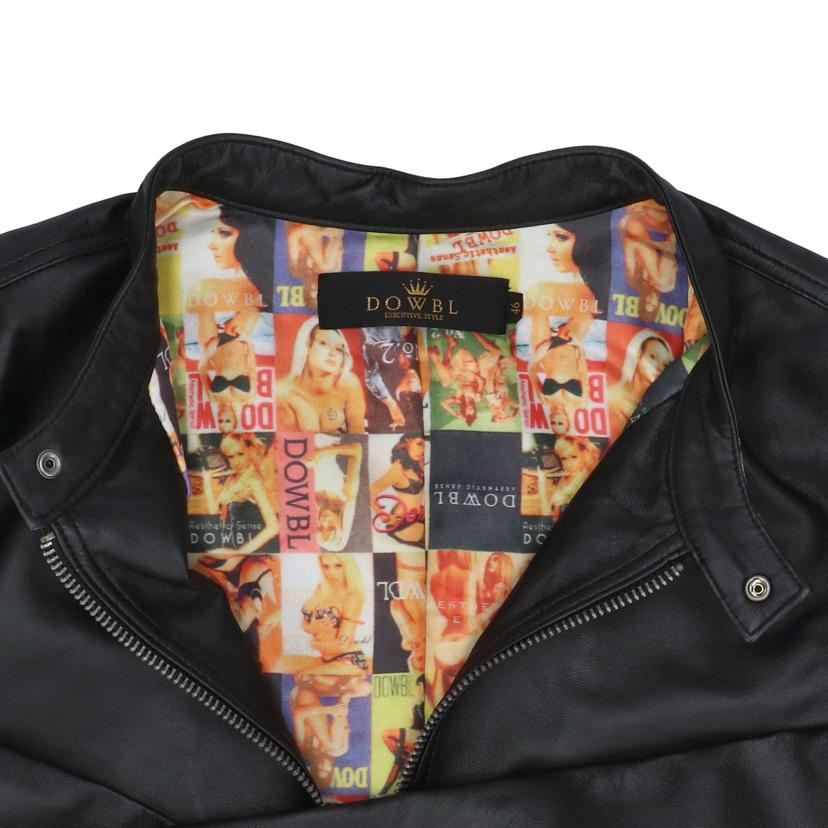 DOWBL ダブル/シングルライダースジャケット/103-124-0015-001//Bランク/85