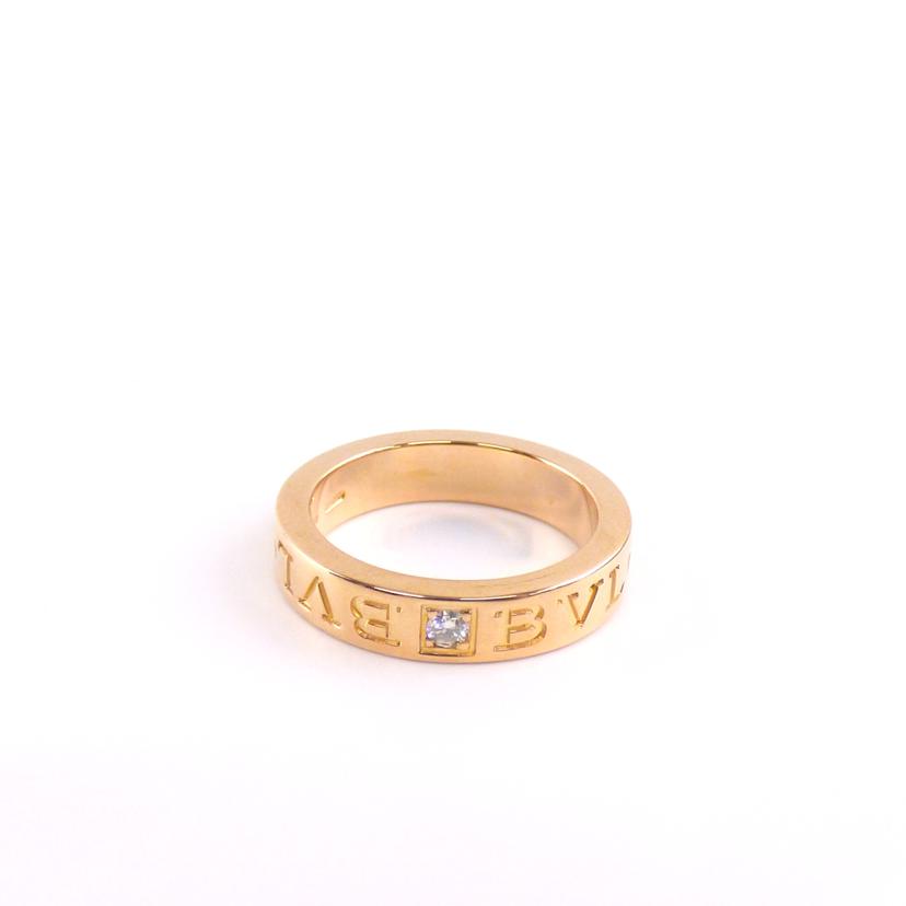BVLGARI　 ブルガリ/Au750ダブルロゴダイヤR＃8．5//ABランク/64