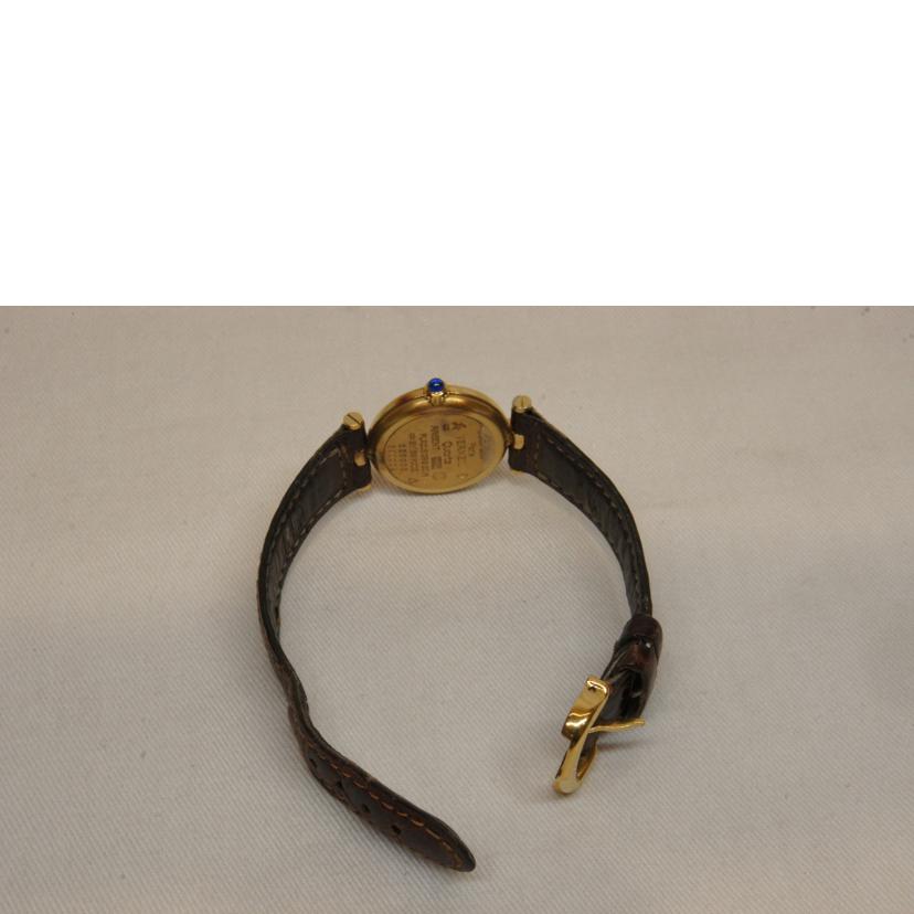 Cartier カルティエ/925マストヴァンドームヴェルメイユレザーベルトQZ//025**********/Bランク/92