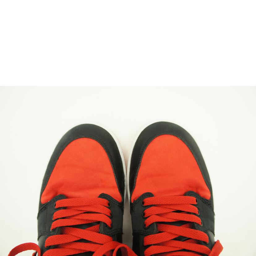 NIKE ナイキ/WMNS JORDAN1 レトロハイOG/赤×黒/FD4810-061//Aランク/20