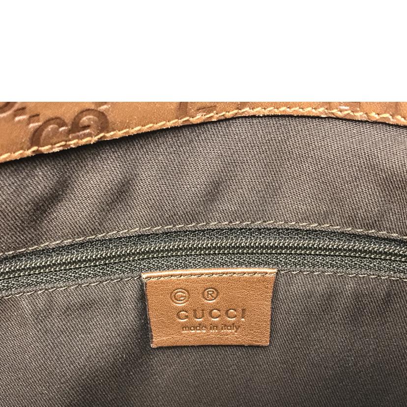 GUCCI グッチ/グッチシマナイロンGGレザーショルダーバッグ/248272//204***/Bランク/51