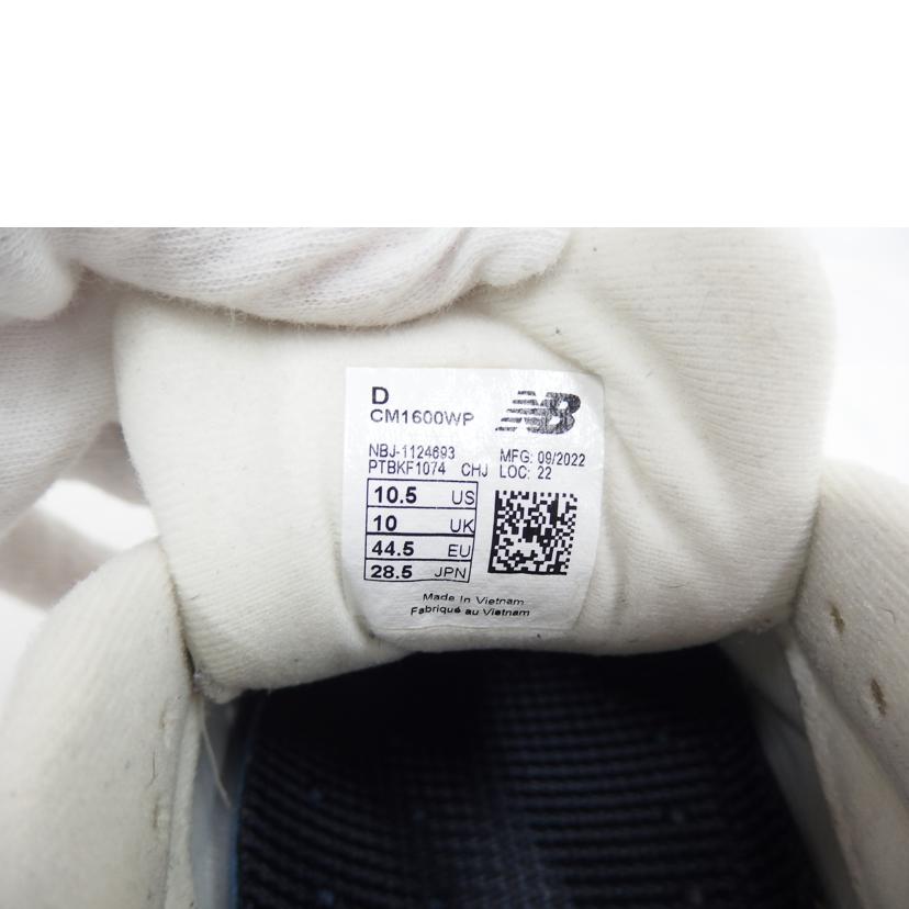 New Balance ニューバランス/New Balance 1600 WHITE CREAM GRAY シューズ /CM1600WP//Bランク/82