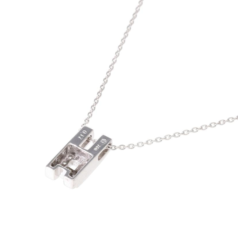 /K18ダイヤネックレス0．17ct//ABランク/75