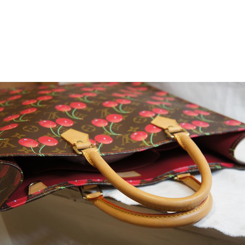 LOUIS VUITTON ルイヴィトン/村上隆サックプラモノグラムチェリー/M95010//MI0***/Aランク/92