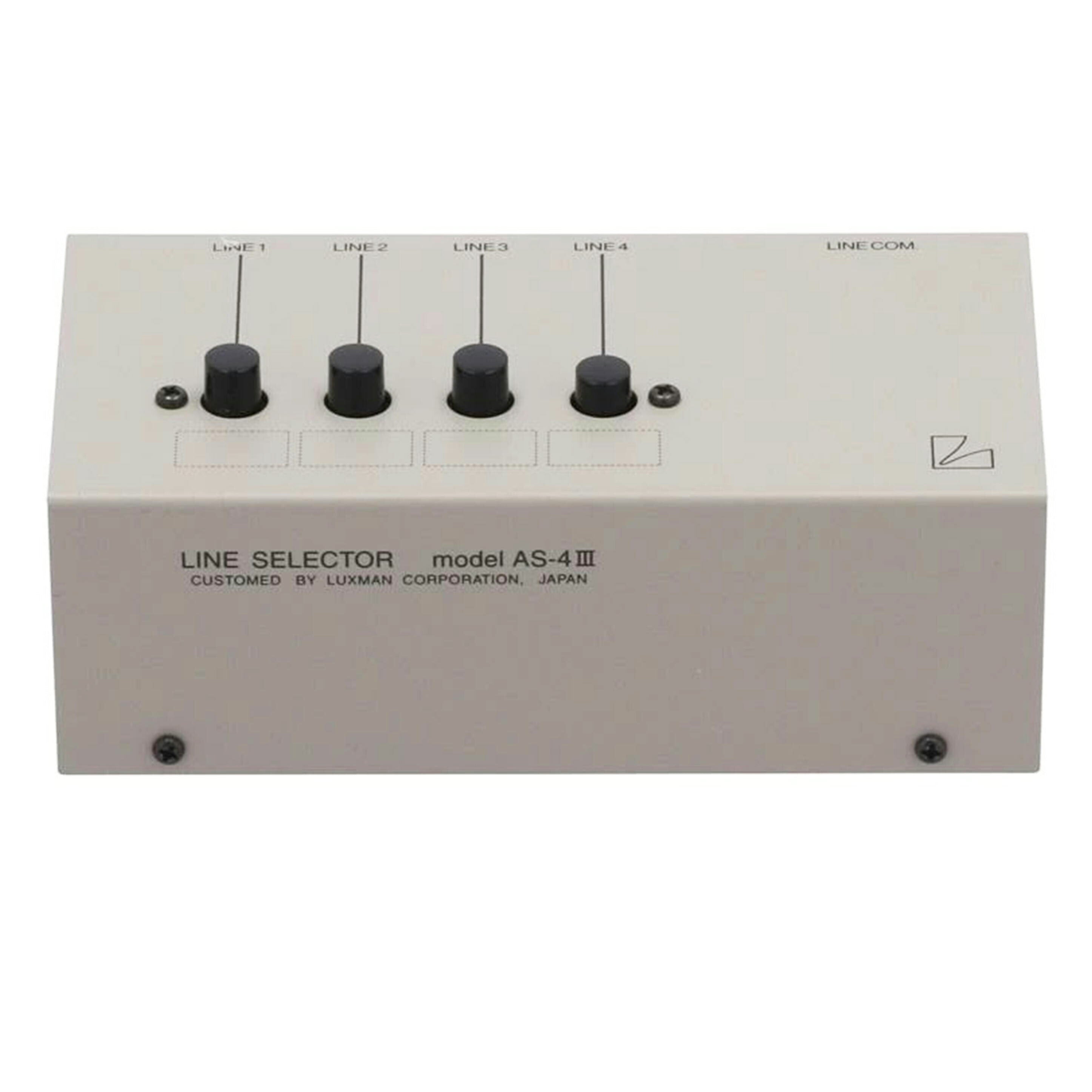 LUXMAN ラックスマン　/ラインセレクター/AS-4III//12175M2B/ABランク/05