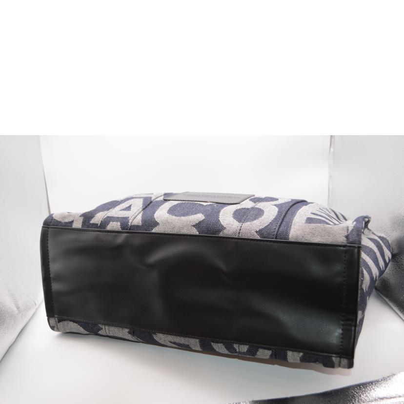 MARC　JACOBS マークジェイコブス/モノグラムデニムラージショルダートートバッグ/H000M12FA22//SAランク/89