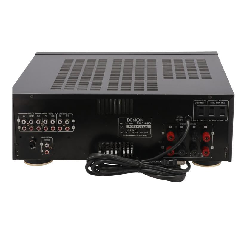 DENON デノン/プリメインアンプ/PMA-690/2052402339/Bランク/88【中古】 DENON デノン/家電・カメラ・AV機器｜WonderREX-ONLINE 公式通販サイト