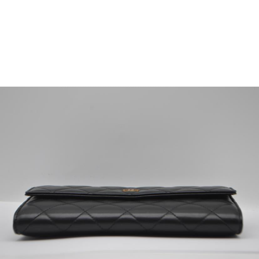 CHANEL シャネル/マトラッセラムスキンココマークレザー長財布/A50096//225****/Bランク/89