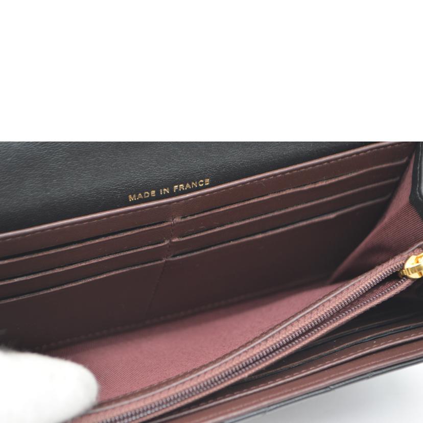 CHANEL シャネル/マトラッセラムスキンココマークレザー長財布/A50096//225****/Bランク/89