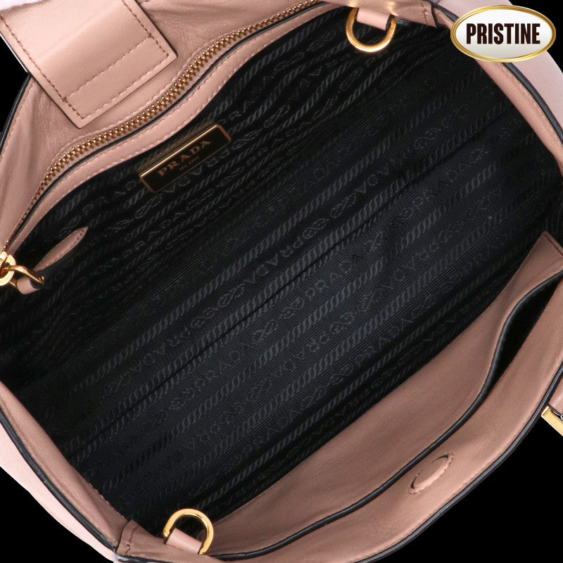 PRADA プラダ/☆サフィアーノソフトカーフ2wayショルダー/1BA113//165/SAランク/75