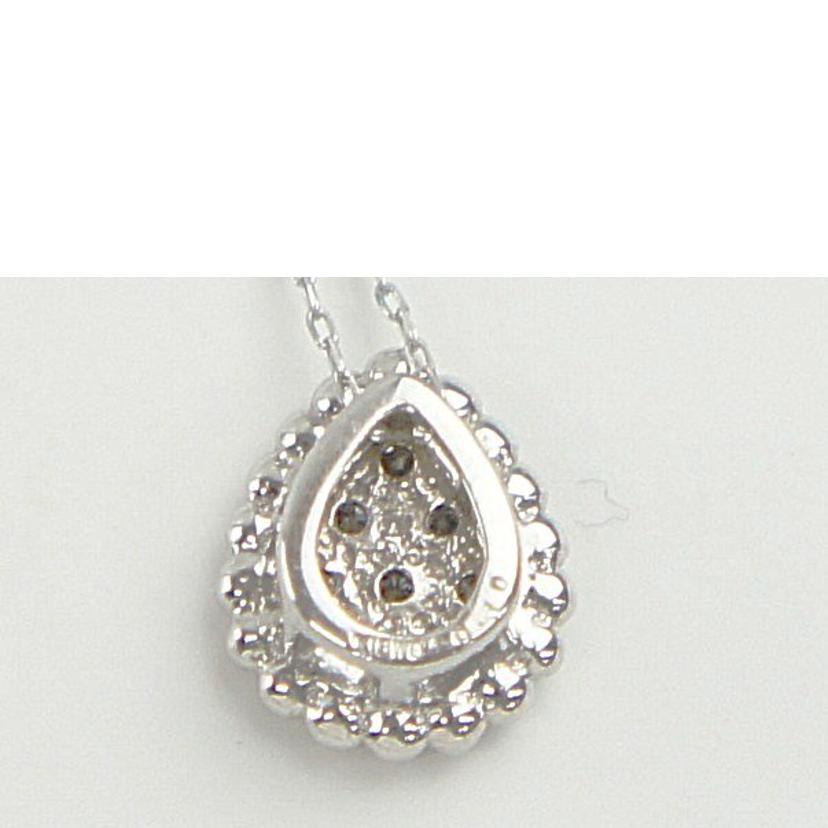 K18WGダイヤネックレス0．10//ABランク/64