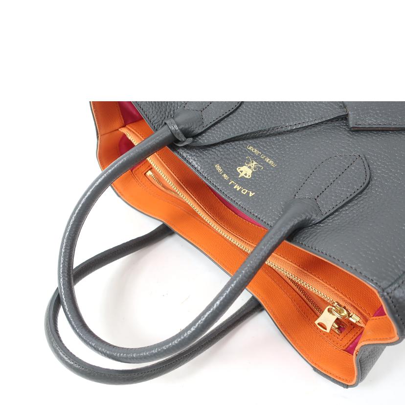 A．D．M．J． エーディーエムジェイ/ハンドバッグ　グレー//ABランク/65