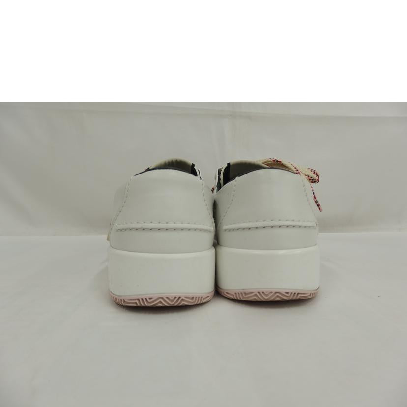 GUCCI グッチ/ローカットレザースニーカー／ホワイト/575399//ABランク/82
