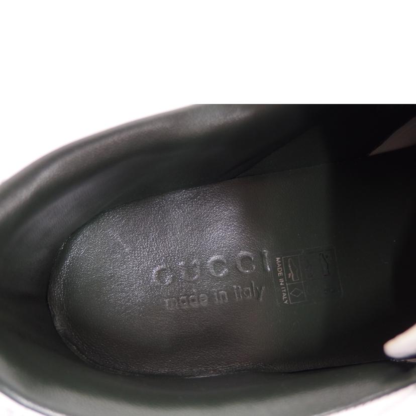 GUCCI グッチ/ローカットレザースニーカー／ホワイト/575399//ABランク/82