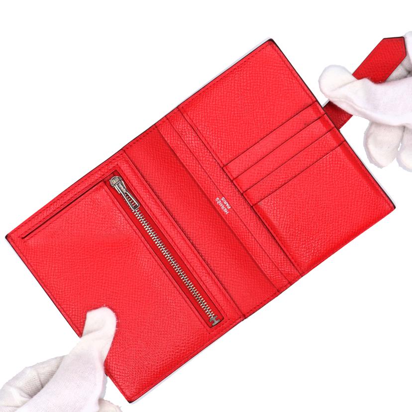 HERMES エルメス/ベアンコンパクト／ヴォーエプソン／ルージュ//C/Bランク/91