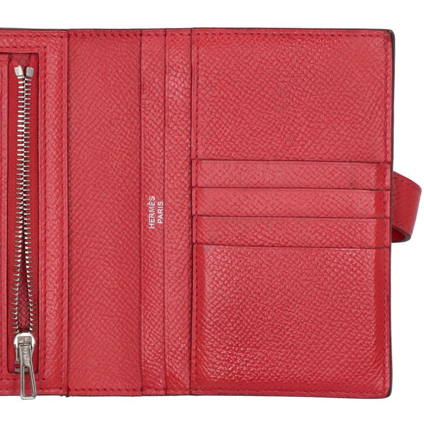 HERMES エルメス/ベアンコンパクト／ヴォーエプソン／ルージュ//C/Bランク/91