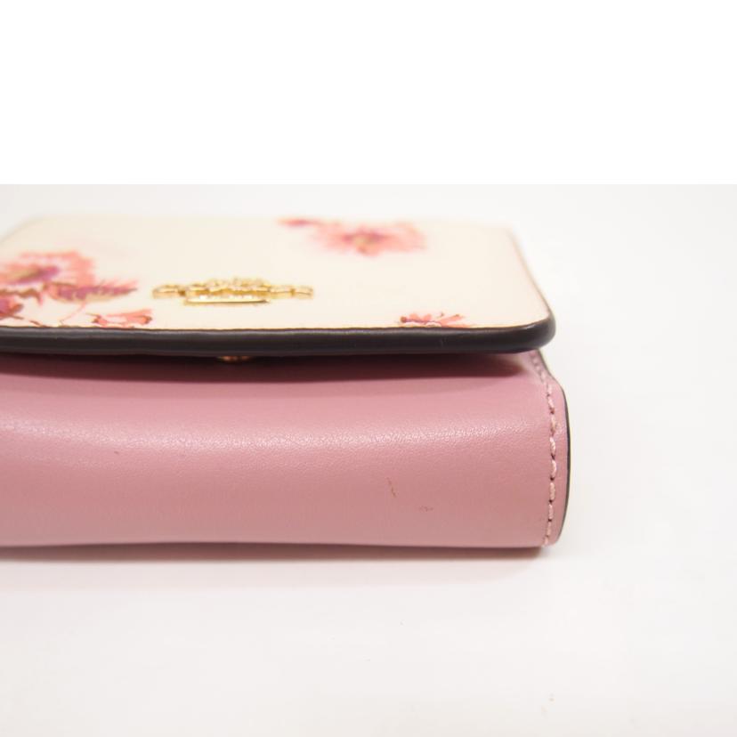COACH コーチ/フローラルプリント三つ折り財布/F87761//J19**/ABランク/71