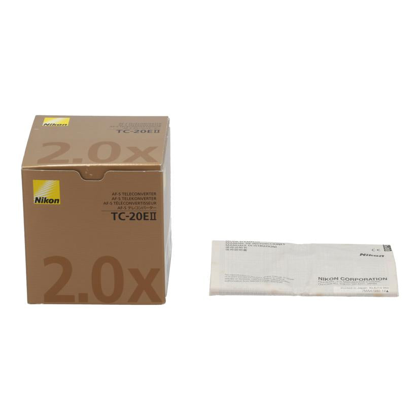 Nikon ニコン　/AF－Sテレコンバーター2倍/TC-20EII//420655/Bランク/64