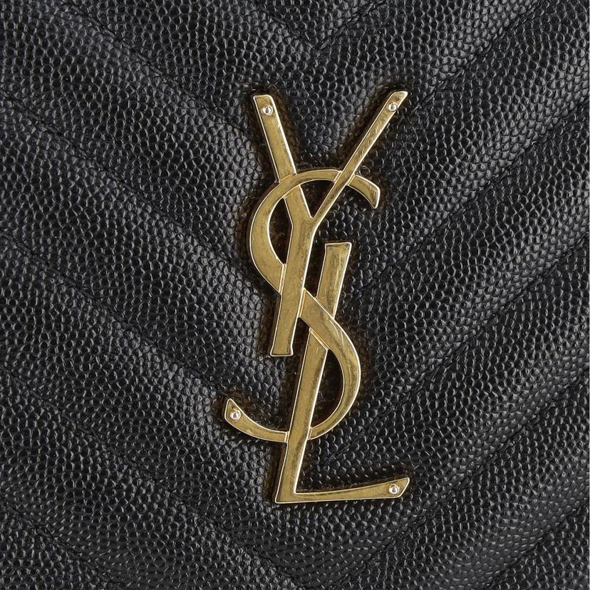 SAINT　LAURENT サンローラン/ヴィニルモノグラム／チェーンショルダーバッグ/610436//101*/Bランク/19
