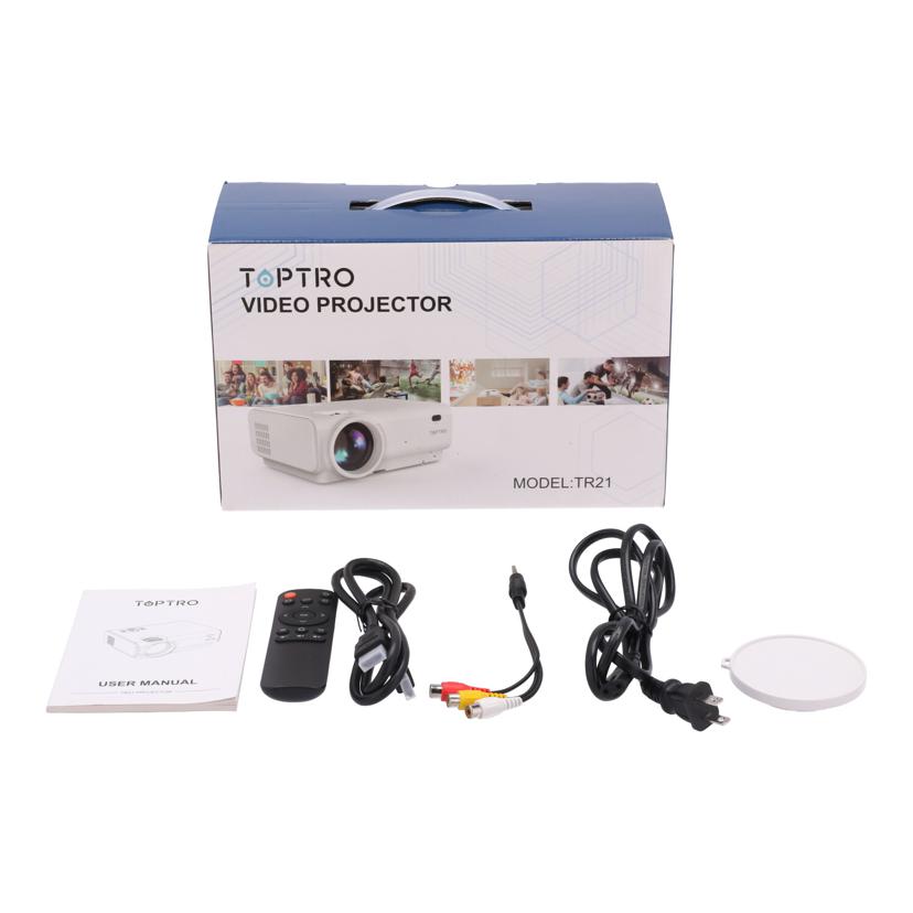 プロジェクター TOPTRO TR21 TOPTRO TR21 プロジェクター Bluetooth5.0