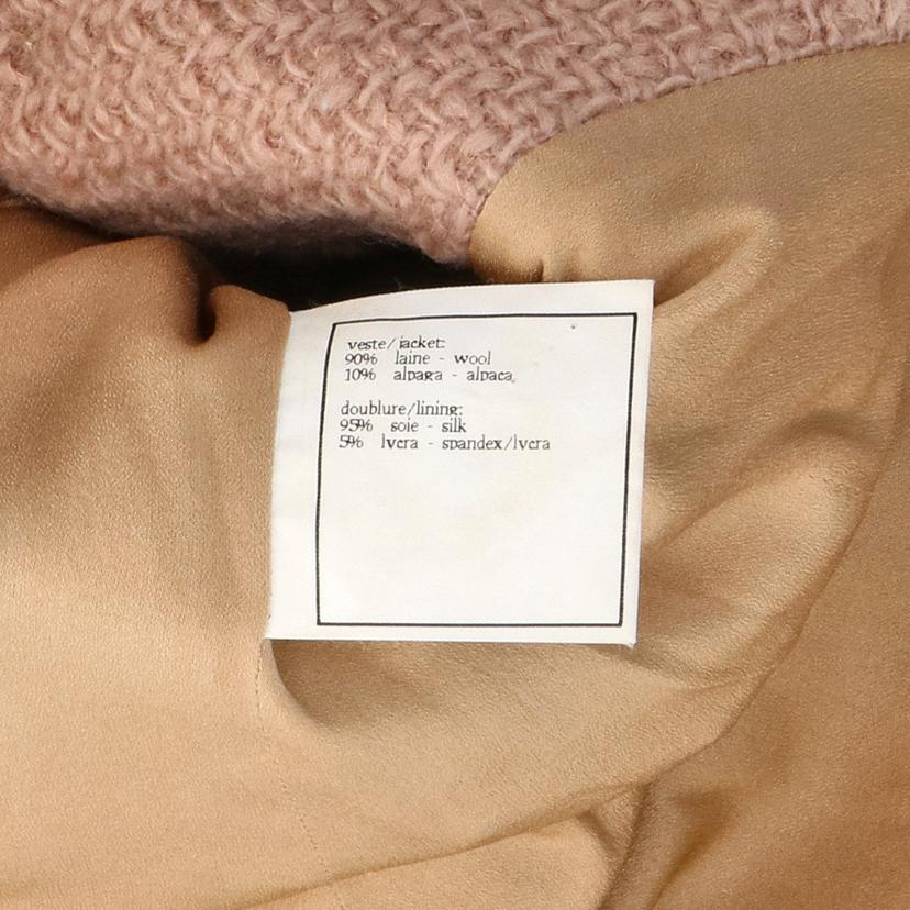 CHANEL シャネル/グリポアボタンツイードジャケット／ピンクベージュ／96A/P08382V05067//AB109/Aランク/05