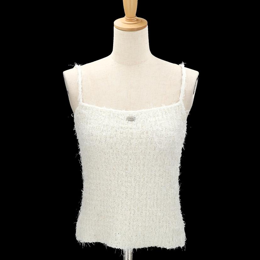 CHANEL シャネル/シャギーツイードアンサンブル／白／99P/P12867V00570//AD882/Aランク/05