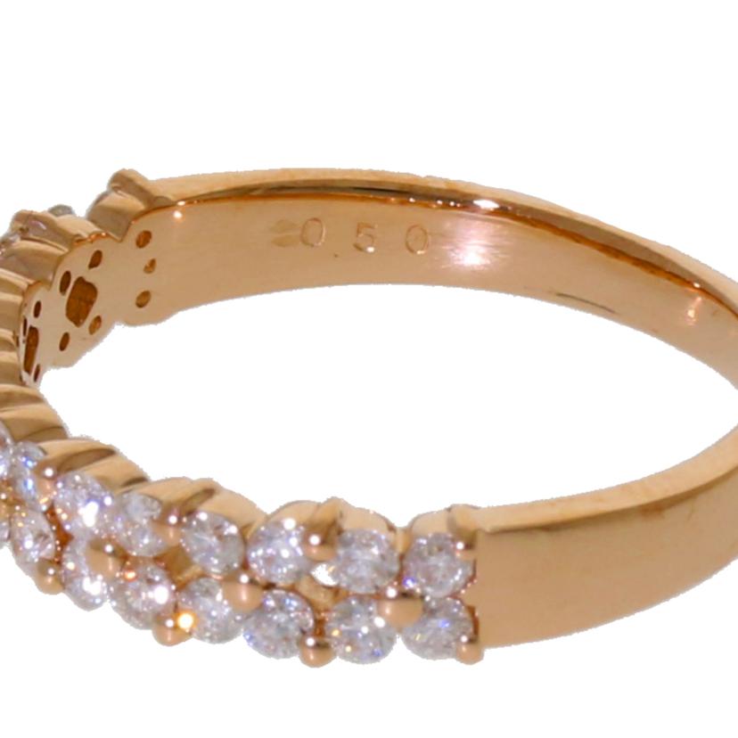 K18PGダイヤリング0．50ct//Aランク/64